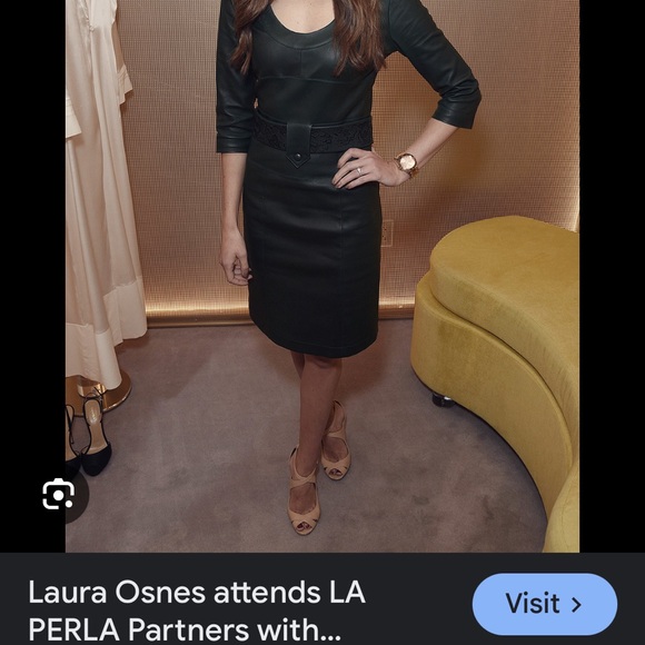 RARE La Perla Lambskin Minidress, XS-XXS - Picture 12 of 12